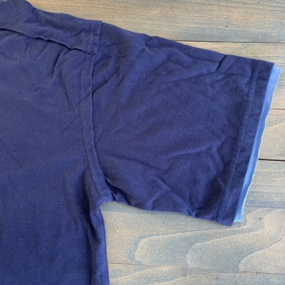 Rare Vintage Majestic Tampa Bay Rays MLB Two-Toned Embroidered T-Shirt XL (U7) - Picture 5 of 9